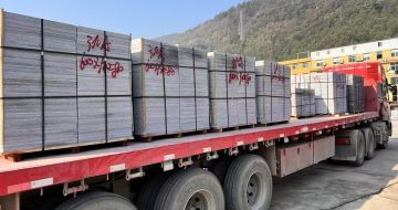 包头 芝麻灰地铺石出货日常