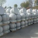 包头 白麻花岗岩石材圆球，石球，挡车球，隔离球，景观石球，风水球等