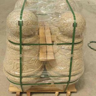 包头 黄金麻异形定制雕花——棒棒糖挡车柱