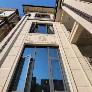 包头 黄金麻荔枝面别墅外墙干挂效果展示