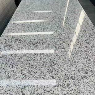 包头 白麻花岗岩光面毛板