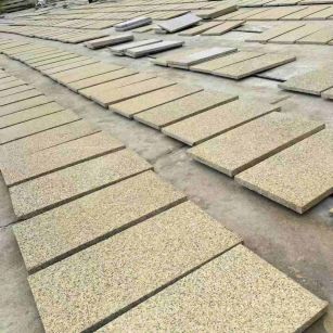 包头 黄金麻荔枝地铺石面排板