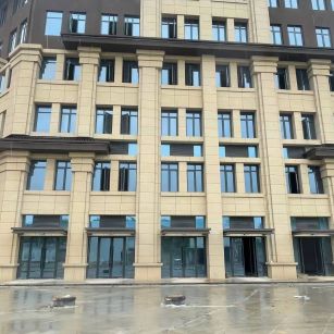 包头 黄金麻花岗岩荔枝面小区外墙干挂