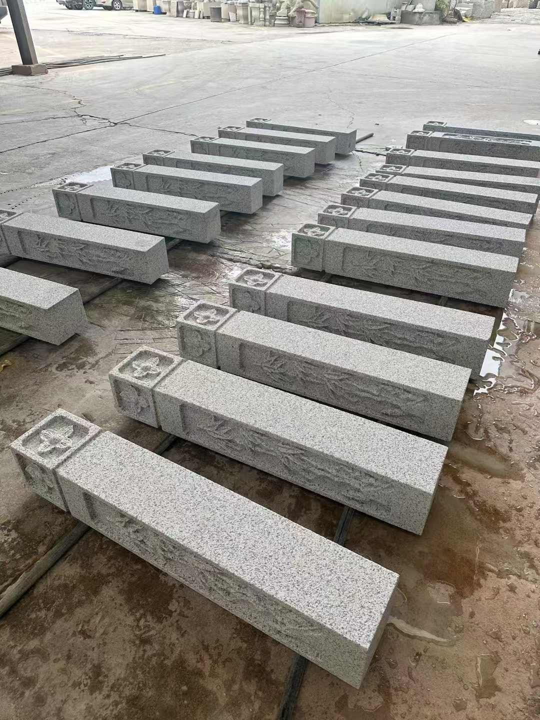 包头 白麻方柱雕花防水