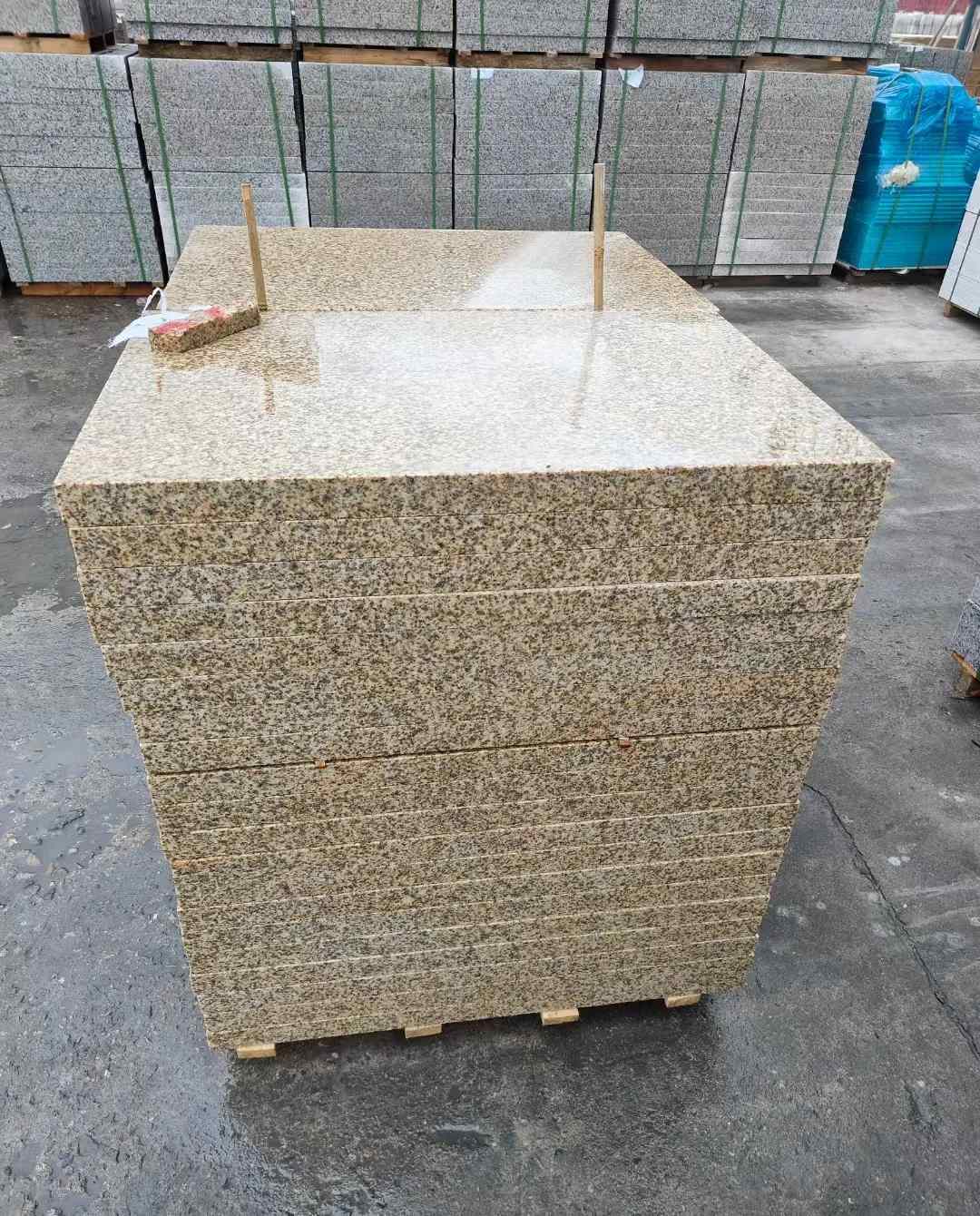 包头 湖北黄金麻花岗岩石材荔枝面外墙石材