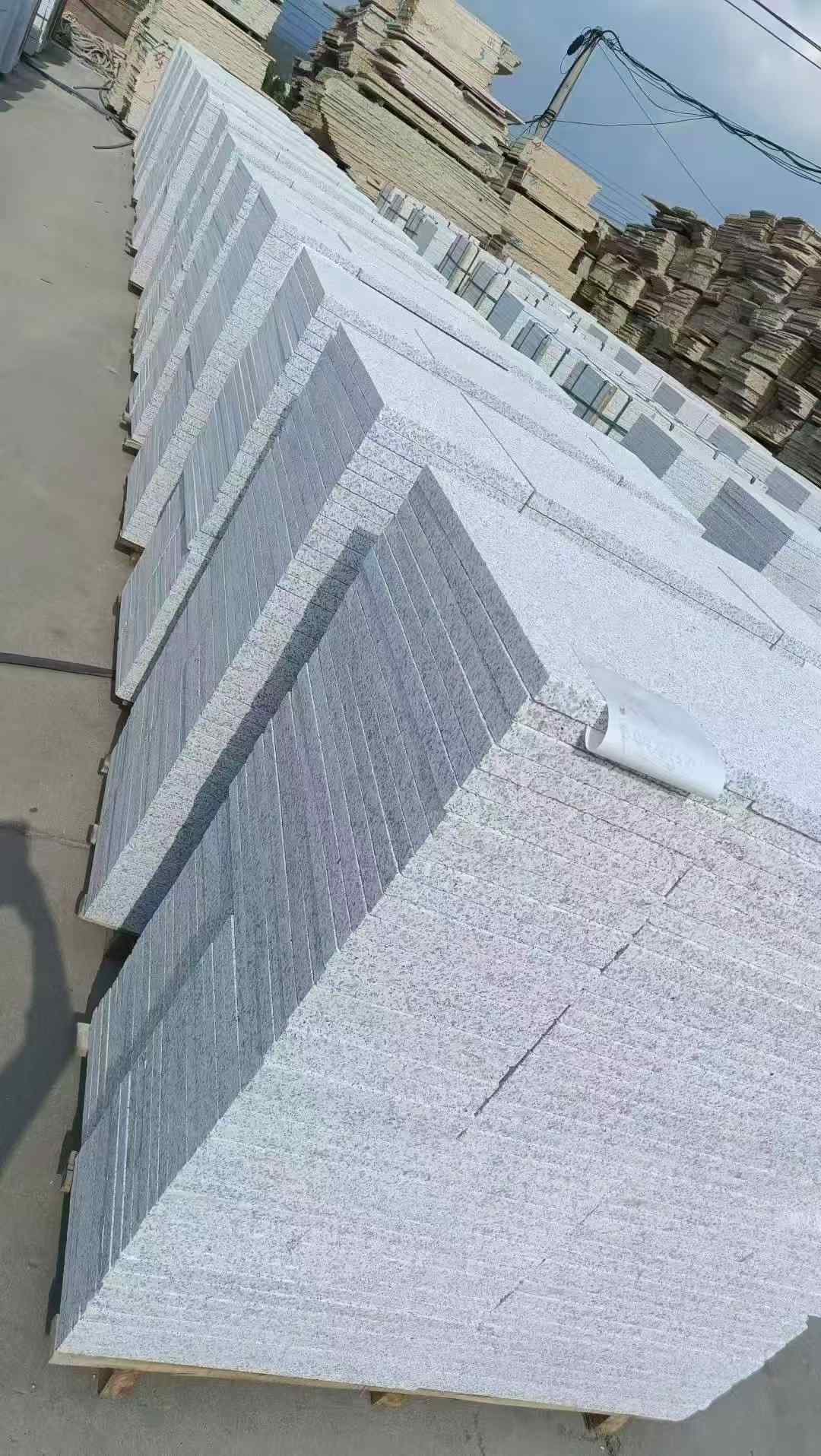 包头 白麻荔枝面花岗岩地铺石