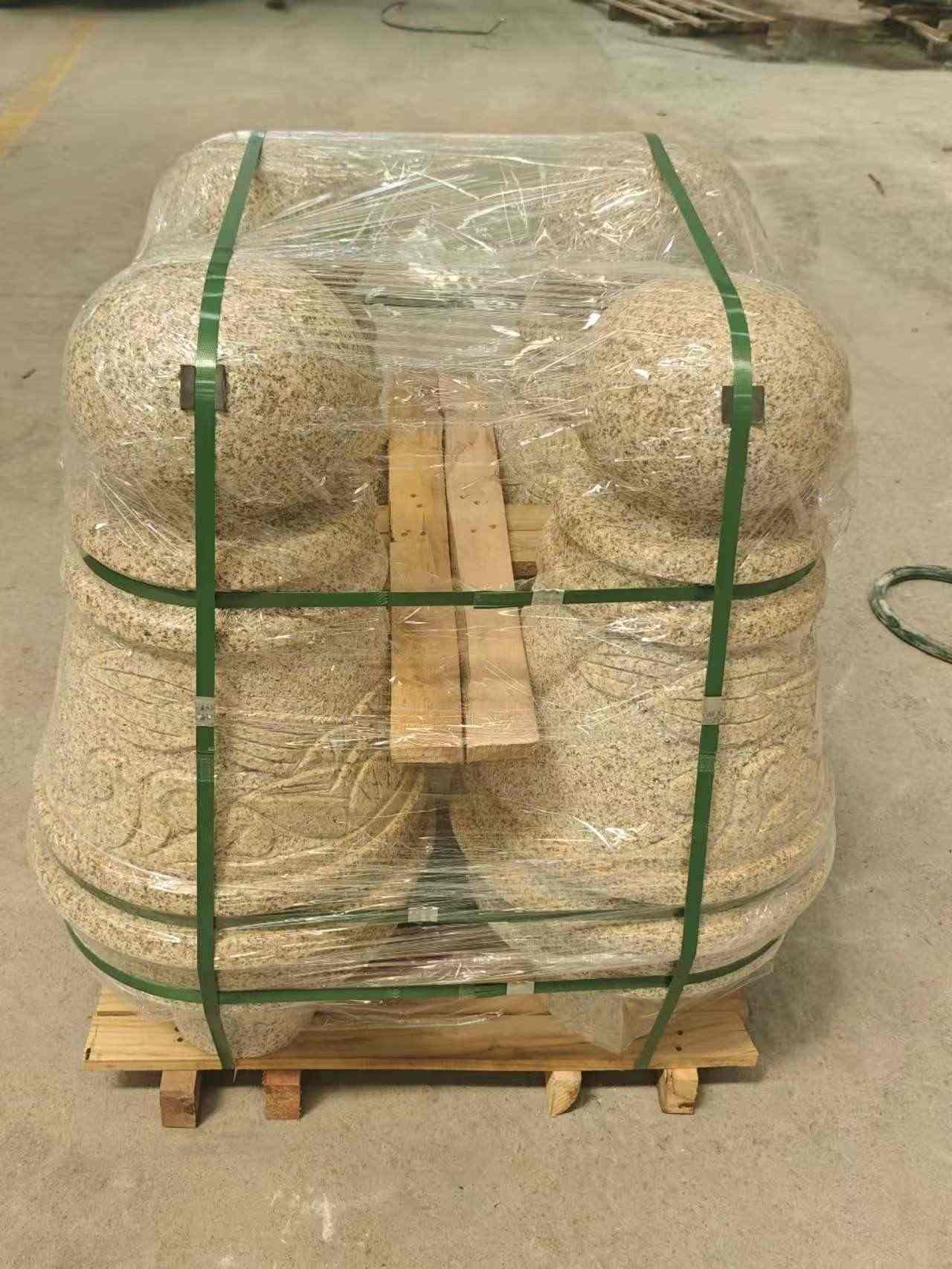 包头 黄金麻异形定制雕花——棒棒糖挡车柱