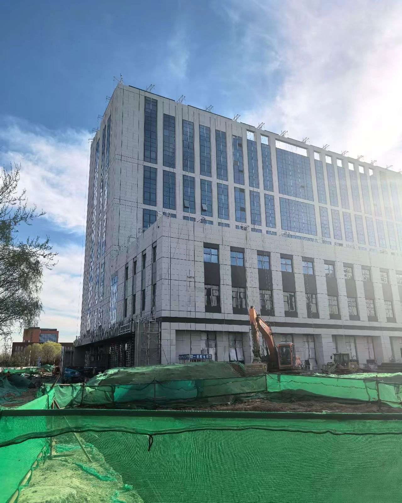 包头 白麻花岗岩石材外墙干挂