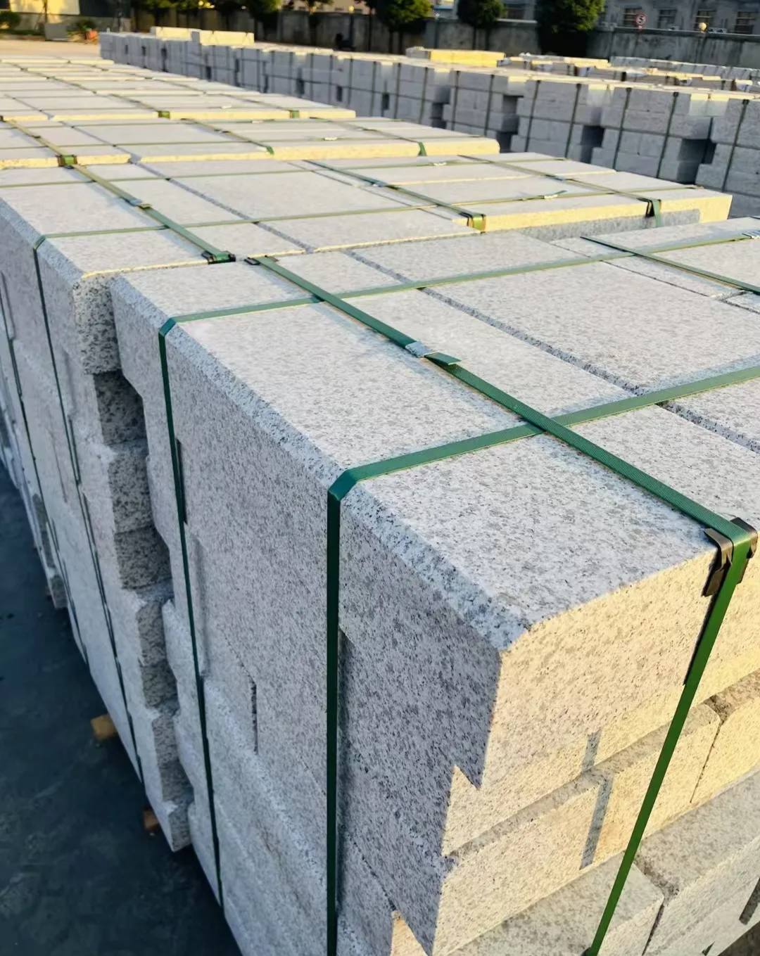 包头 白麻花岗岩路沿石，马路牙子，路缘石，平石，立缘石等